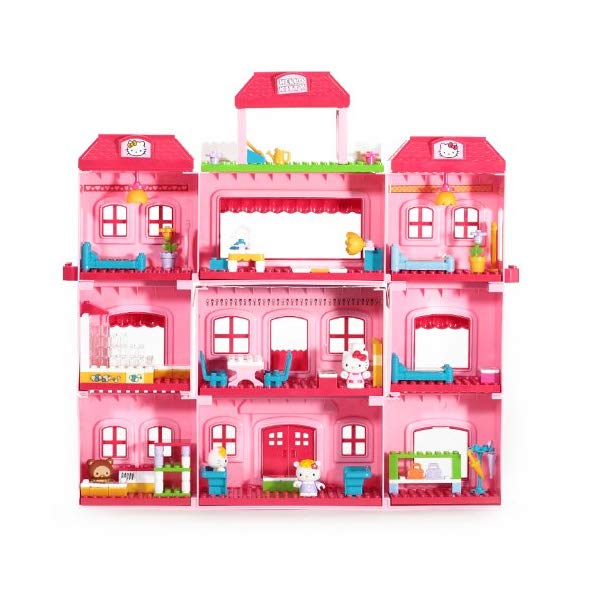 楽天市場 メガブロック キティーちゃん ハローキティ グッズ ブロック おもちゃ ホテル お家 Mega Bloks Hello Kitty Grand Hotel Play Set I Selection