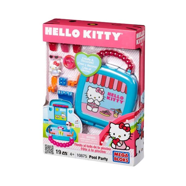 メガブロック キティーちゃん ハローキティ グッズ ブロック おもちゃ おでかけセット プール Mega Bloks Hello Kitty Pool|i-selection