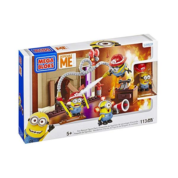 男の子向けプレゼント集結 メガブロック ミニオン Rescue Fire Me Despicable Bloks Mega ブロック グッズ ミニオンズ セット Slcp Lk