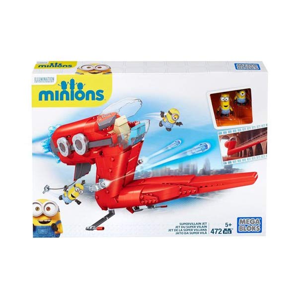 メガブロック ミニオン ミニオンズ グッズ ブロック メガコンストラックス Mega Construx Minions Supervillain Jet｜i-selection
