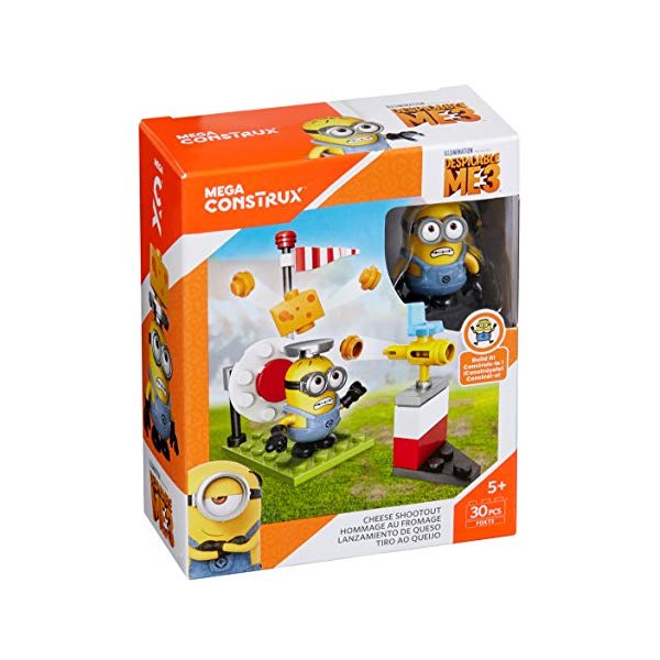メガブロック ミニオン ミニオンズ グッズ ブロック メガコンストラックス Mega Construx Despicable Me Cheese Shootout Building Set