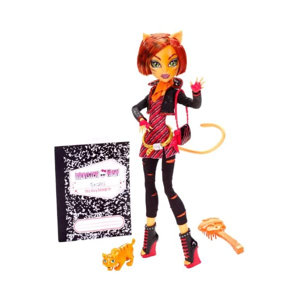 フィギュア おもちゃ グッズ モンスターハイ 着せ替え ドール 人形 ドール 着せ替え人形 人形 モンスターハイ Pet フィギュア おもちゃ 着せ替え おもちゃ グッズ Mattel Monster High Toralei Stripe Doll With Pet Sweet Fang I Selection