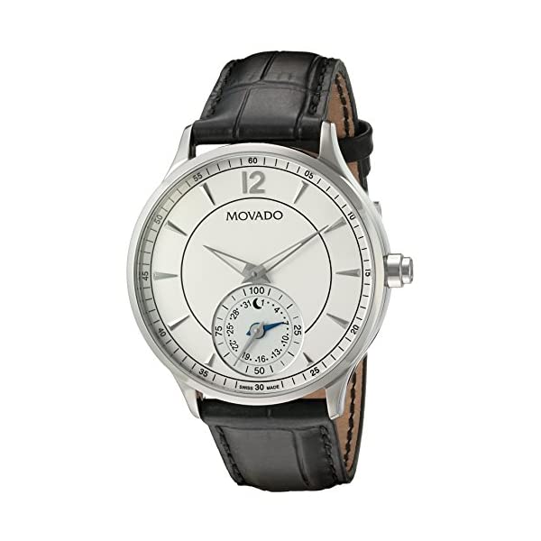 モバード MOVADO 腕時計 ウォッチ 時計 メンズ 男性用 ステンレス スチール Movado Men's Swiss Quartz Stainless Steel and Leather Watch Color:Black (Model: 0660007)|i-selection モバード MOVADO 腕時計 ウォッチ 時計 メンズ 男性用 ステンレス スチール Movado Men's Swiss Quartz Stainless Steel and Leather Watch Color:Black (Model: 0660007)|i-selection