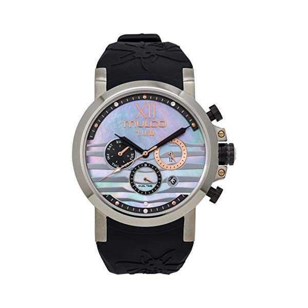 マルコ 腕時計 MULCO MW3-17290-021 レディース 女性用 ウォッチ Mulco Lush Bee Quartz Multifunctional Movement Women's Watch | Premium Mother of Pearl and Swarovski Sundial Display with Rose Gold Accents | Silicone Watch Band | Water Resistant