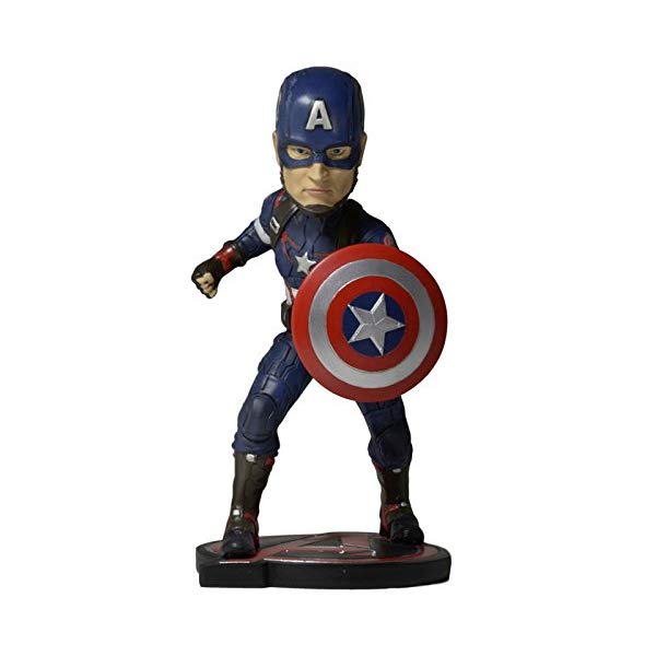 キャプテンアメリカ アヴェンジャーズ アクション フィギュア 人形 ネカ NECA Avengers Age of Ultron (Movie) - Head Knocker - Captain America|i-selection