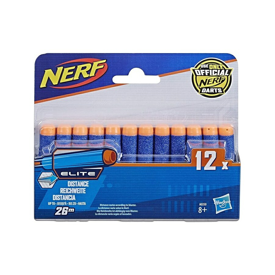 NERF N-ストライク エリート 12 ダーツ リフィル 容器に並べる NERF N-Strike Elite 12 Dart Refill Pack