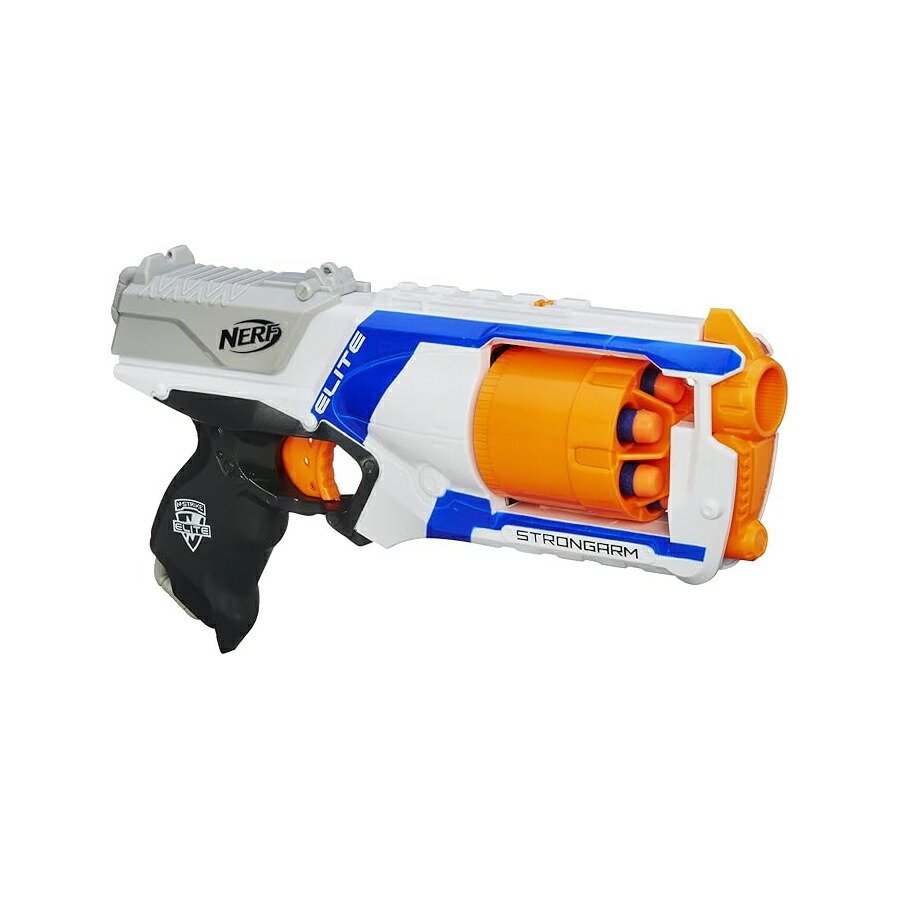 NERF N ストライク エリート ストロングアーム トイブラスター 回転させるバレル付き添い人 (押さえる) NERF N Strike Elite Strongarm Toy Blaster with Rotating Barrel (Exclusive)
