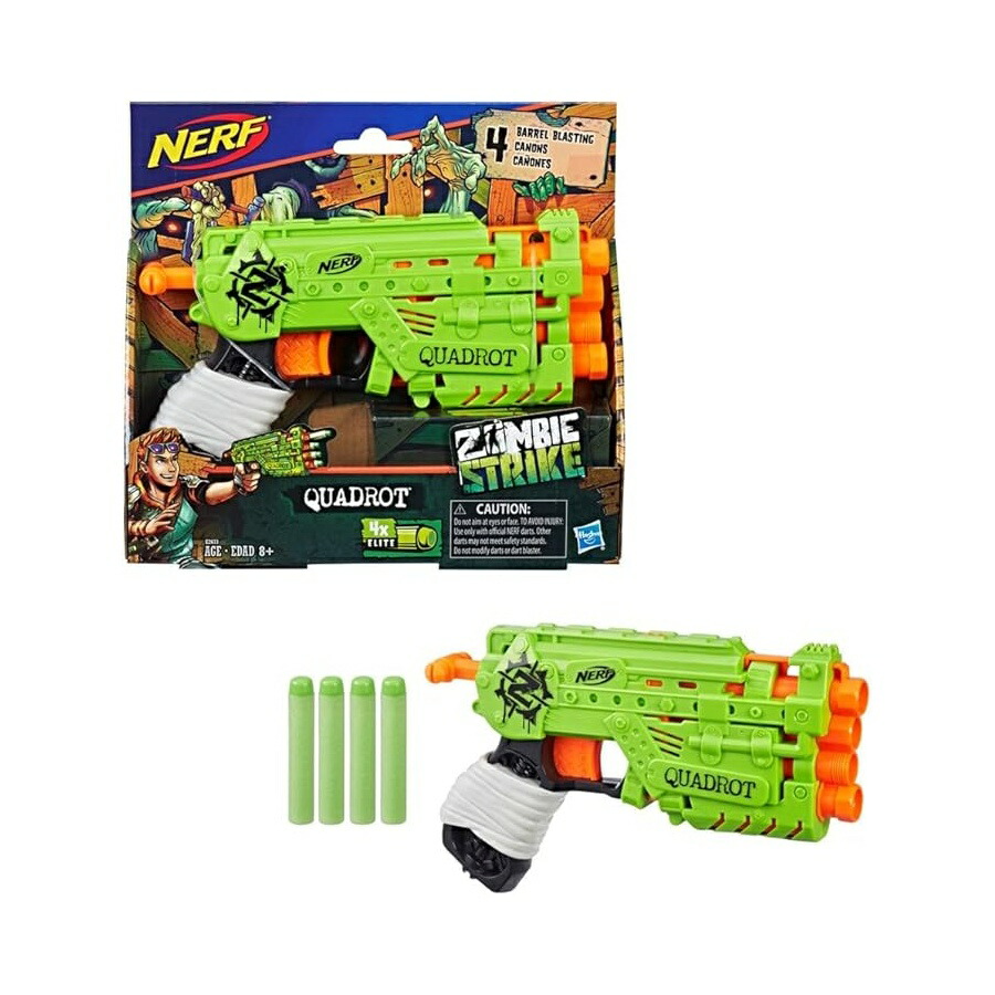 ナーフ 自動人形 ストライク クアドロット 手あそび Nerf Zombie Strike Quadrot Toy