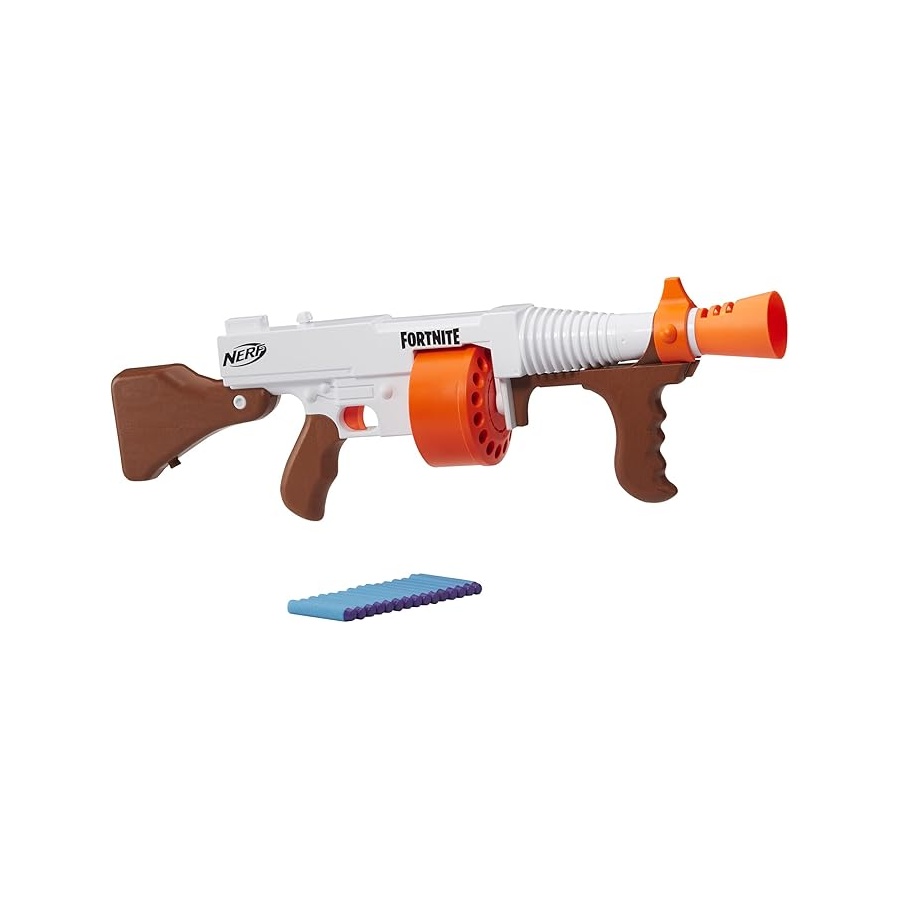 NERF フォートナイト DG ダーツブラスター 回転させる膜鳴楽器 揚水機行動 ナーフダーツ 15 本 フォートナイトビデオゲームから入伸を得た 赤ちゃん 青少年 成年者向けの手あそび 8 歳以上の御坊っちゃんとうしろ帯向けの室外手あそび NERF Fortnite DG Dart