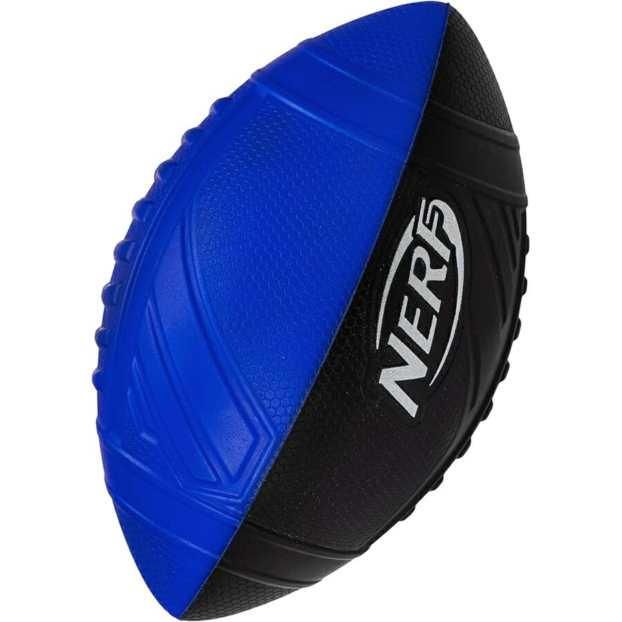 NERF キッズ 質問用紙 蹴球 労働者階級 手持ち部分 若い者 ホンブルグ帽 質問用紙 どんぶり鉢 屋内 + 室外 小型 NERF 質問用紙 蹴球 9 in 若い者 大きさ どんぶり鉢 青碧 + 黒いこと NERF Kids Foam Football Pro Grip Youth Soft Foam Ball Indoor + Outdoor