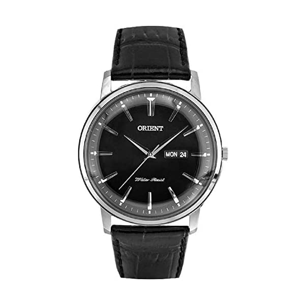 オリエント 腕時計 エスケイ メンズ 男性用 ORIENT FUG1R002B6 時計 ウォッチ Orient FUG1R002B6 43mm Stainless Steel Case Black Calfskin Mineral Men's Watch｜i-selection