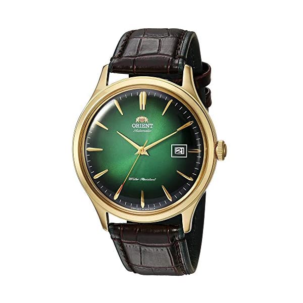 オリエント 腕時計 オートマチック 自動巻き メンズ 男性用 ORIENT FAC08002F0 時計 ウォッチ Orient Men's Stainless Steel Automatic Watch with Leather Strap, Brown, 22 (Model: FAC08002F0)｜i-selection