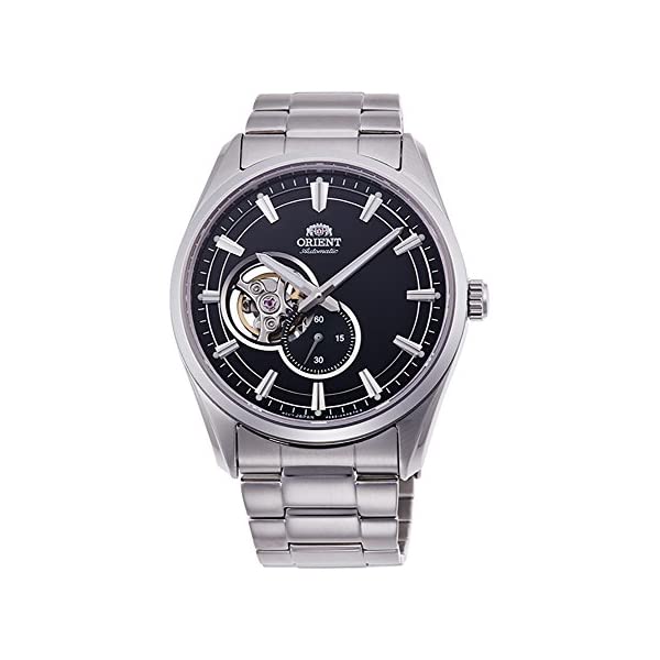 東洋 ウォッチ 古典派音楽 機械的 明けっ広げハート型 ORIENT RA-AR0002B 時辰儀 御覧なさる ORIENT Classic Mechanical Open Heart Small Seconds Black Dial Sapphire Watch RA-AR0002B