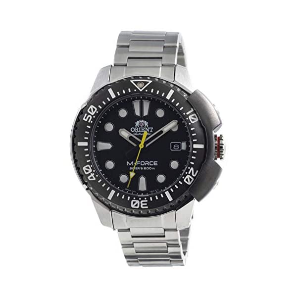 オリエント 腕時計 スポーツ ダイバー オートマチック 自動巻き ORIENT RA-AC0L01B00B 時計 ウォッチ Orient M-Force 70th Anniversary Diver's 200m Sports Automatic Black Dial Sapphire Glass Watch RA-AC0L01B｜i-selection