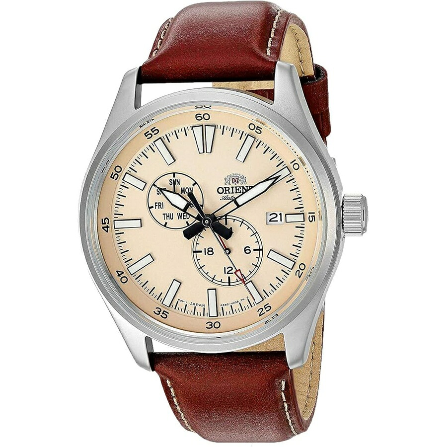 東洋 メンズ ステンレス鋼 日本製 自動小銃一巻き 手一巻き フィールドウォッチ Orient Men\u0027s Stainless Japanese Automatic   Hand Winding Field Watch