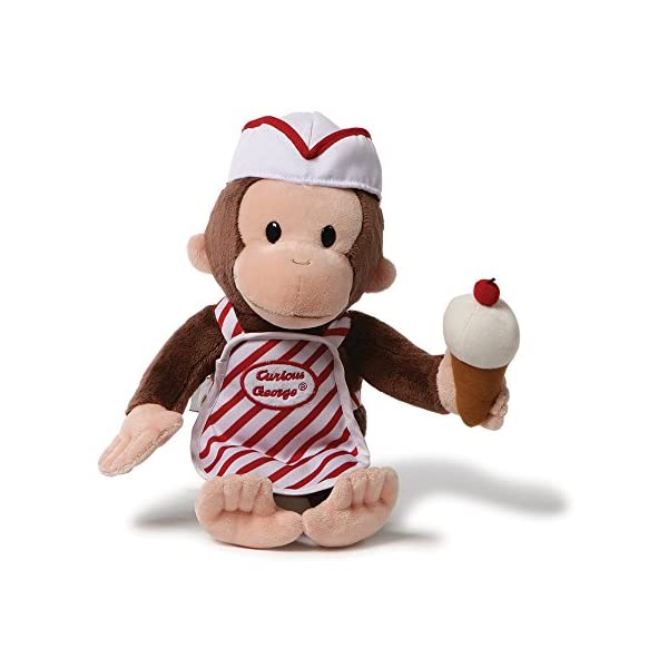 メーカー包装済 ガンド おさるのジョージ サル 猿 ぬいぐるみ グッズ Gund Curious George With Ice Cream Stuffed Animal Toy 13 I Selection 大流行中 Dublinmortgagecompany Ie