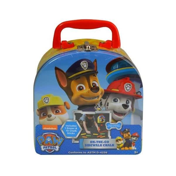 パウパトロール 手あそび グッズ レスキュー 知育手あそび 活動写真 Spin Master Paw Patrol Tin Chalk Set その他-知育玩具・学習玩具-おもちゃ