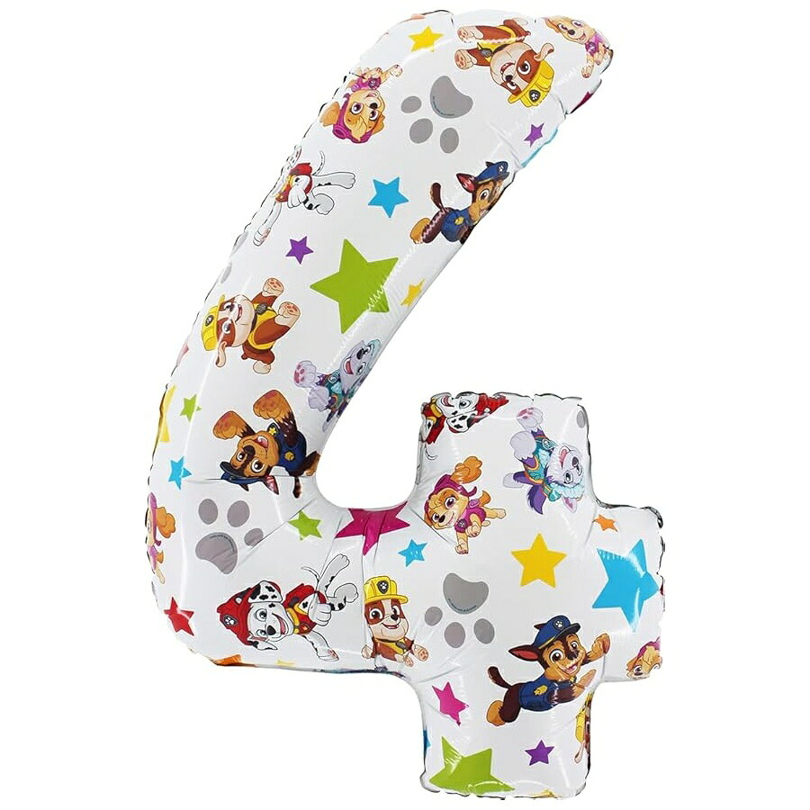 パウパトロール 手あそび グッズ 知育手あそび 差し上げ物 Toyland 26 in 電話番号 箔軽気球 キッズ 寄り合い 軽気球 電話番号  (電話番号 4) Toyland 26 Inch Paw Patrol Number Foil Balloon Kids Party Balloons Number 1-6 Available (NUMBER 4)