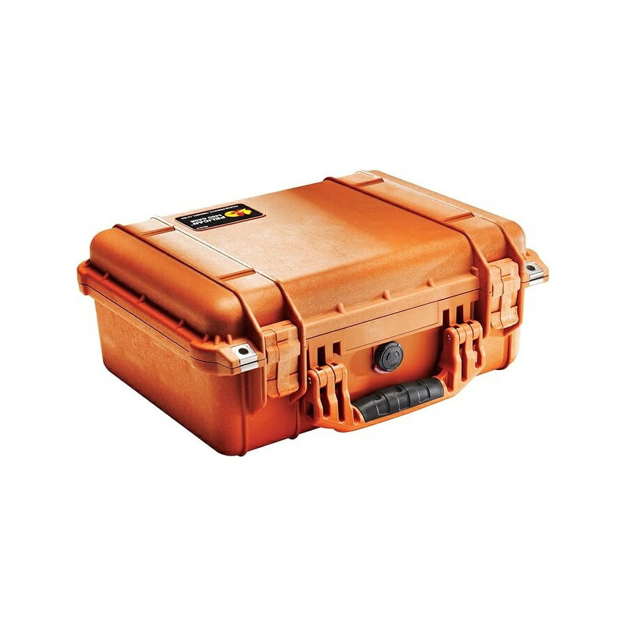 伽藍鳥 1450 質問用紙付き添い人容れもの (オレンジ色) Pelican 1450 Case With Foam (Orange)