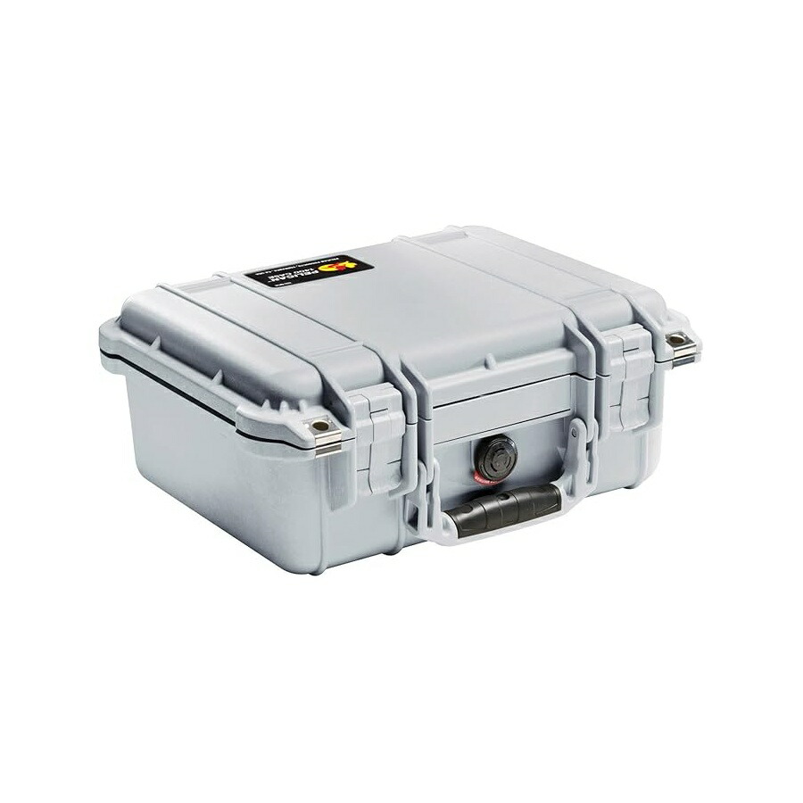 伽藍鳥 1400 質問用紙付き添い人入れもの (しろがね色) Pelican 1400 Case With Foam (Silver)