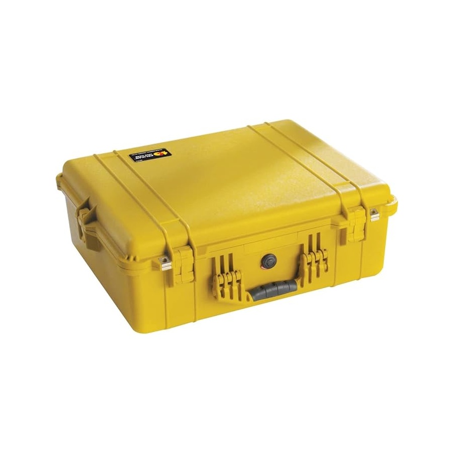 伽藍鳥 1600 容れもの 質問用紙なし (黄色) Pelican 1600 Case No Foam (Yellow)
