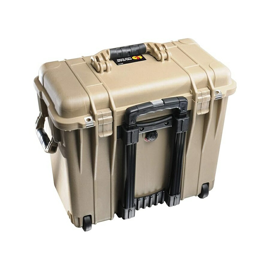 伽藍鳥 1440 質問用紙付き添い人容れもの (乾荒原 タン) Pelican 1440 Case With Foam (Desert Tan)