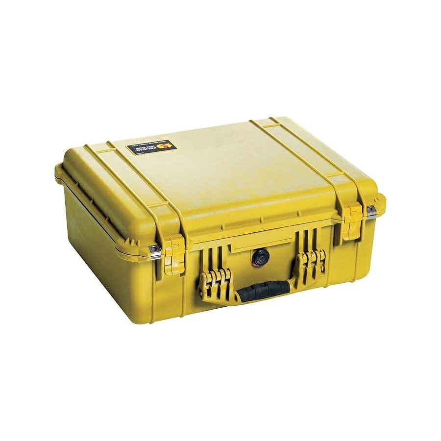 伽藍鳥 1550 質問用紙付き添い人容れもの (黄色) Pelican 1550 Case With Foam (Yellow)