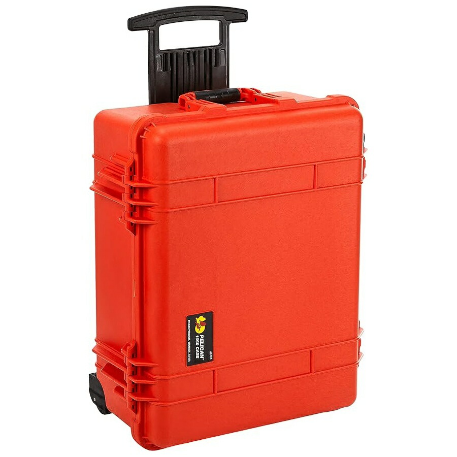 伽藍鳥 1560 質問用紙付き添い人容れもの (オレンジ色) Pelican 1560 Case With Foam (Orange)
