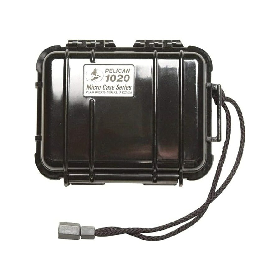 伽藍鳥 1020 マイクロ容れもの (黒いこと) Pelican 1020 Micro Case (Black)