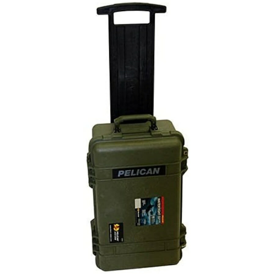 伽藍鳥 1510-001-130 プロテクター キャリーオン 容れもの OD 緑であること 質問用紙なし Pelican 1510-001-130 Protector Carry-On Case OD Green w/No Foam