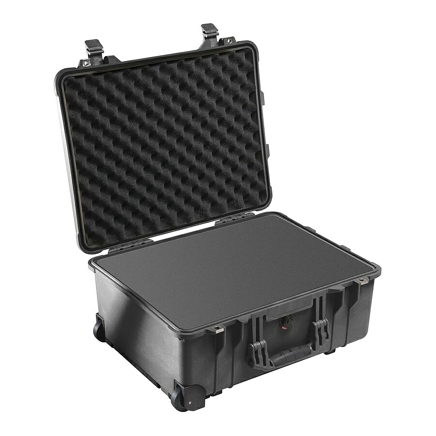 伽藍鳥 1560 質問用紙付き添い人容れもの (黒いこと) Pelican 1560 Case With Foam (Black)