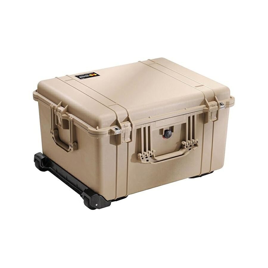 伽藍鳥 1620 質問用紙付き添い人容れもの (乾荒原 タン) Pelican 1620 Case With Foam (Desert Tan)