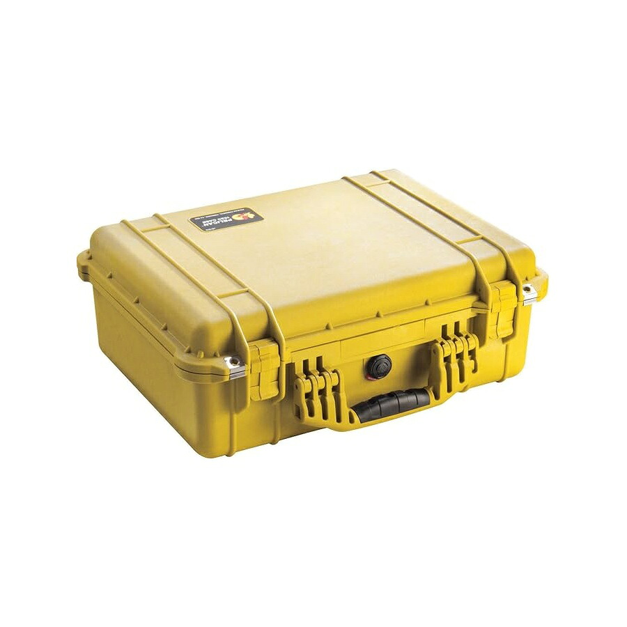 伽藍鳥 1500 質問用紙付き添い人容れもの (黄色) Pelican 1500 Case With Foam (Yellow)