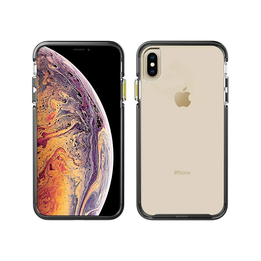iPhone Xs Max用伽藍鳥 アンバサダーフォンケース (せつ然たる/黒いこと) Pelican Ambassador Phone Case for iPhone Xs Max (Clear/Black)