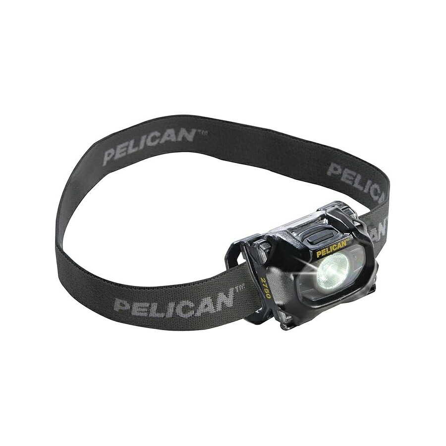 伽藍鳥 2750C LED 天々照明ランプ (黒いこと) Pelican 2750C LED Headlamp (Black)