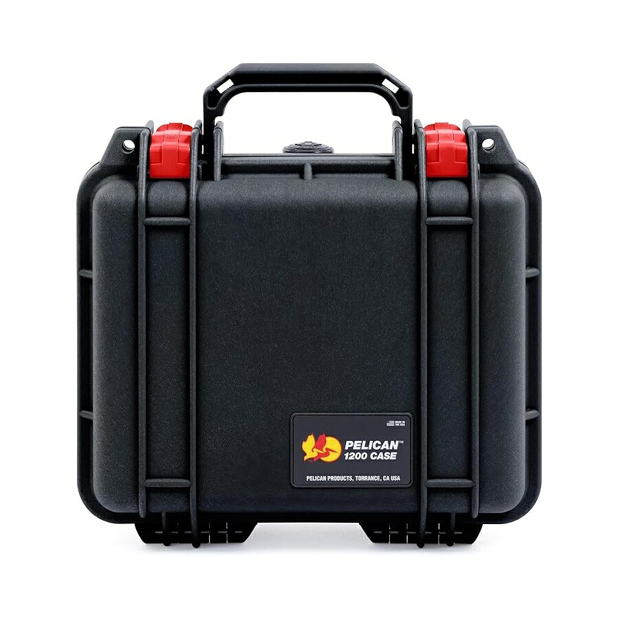 伽藍鳥 1200 黒いこと \u0026 赤いこと 質問用紙付き添い人  Pelican 1200 Black \u0026 Red with Foam.