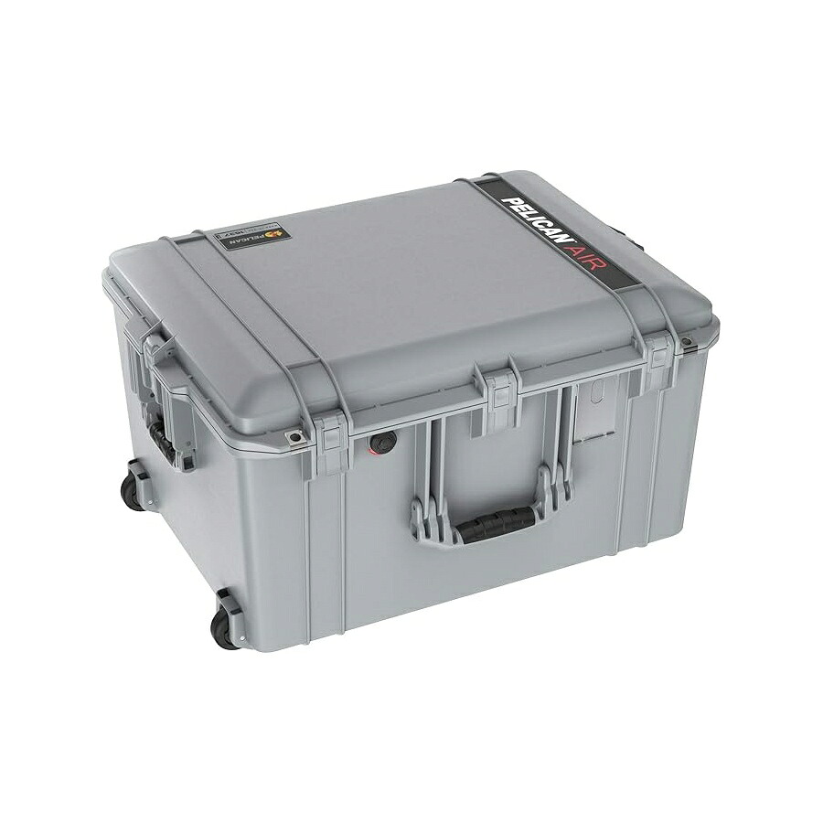 伽藍鳥 エア湖 1637 容れもの 質問用紙なし しろがね色 Pelican Air 1637 Case No Foam Silver