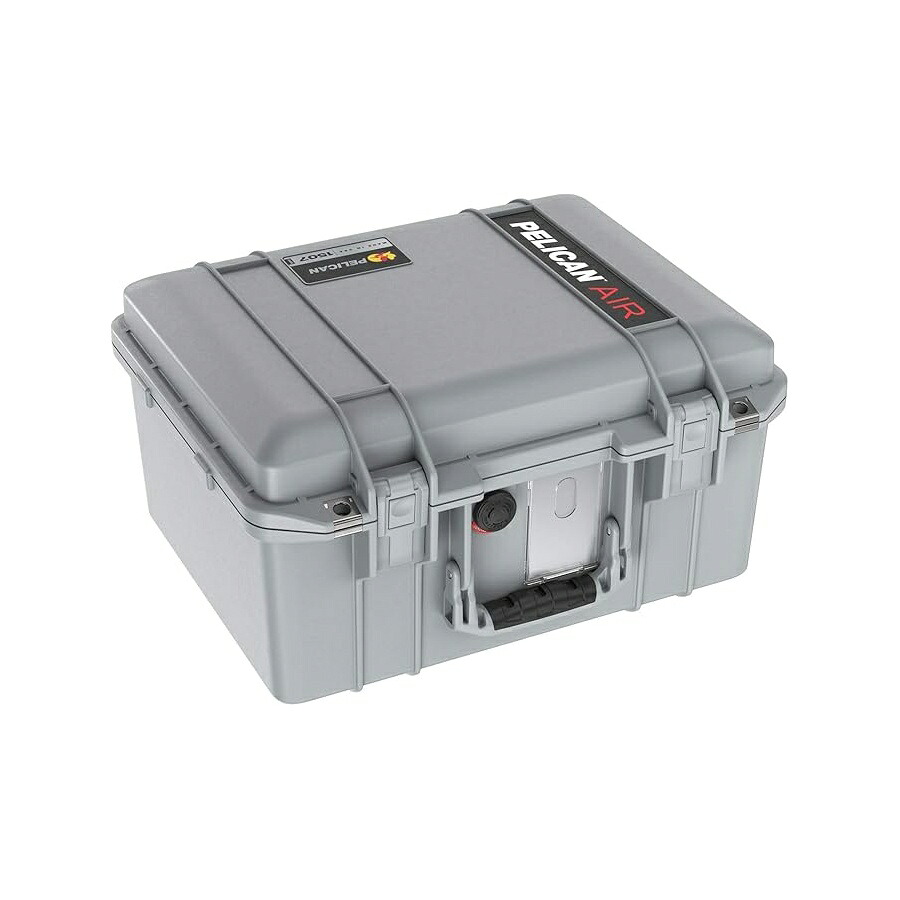 伽藍鳥 エア湖 1507 質問用紙付き添い人容れもの しろがね色 Pelican Air 1507 Case With Foam Silver