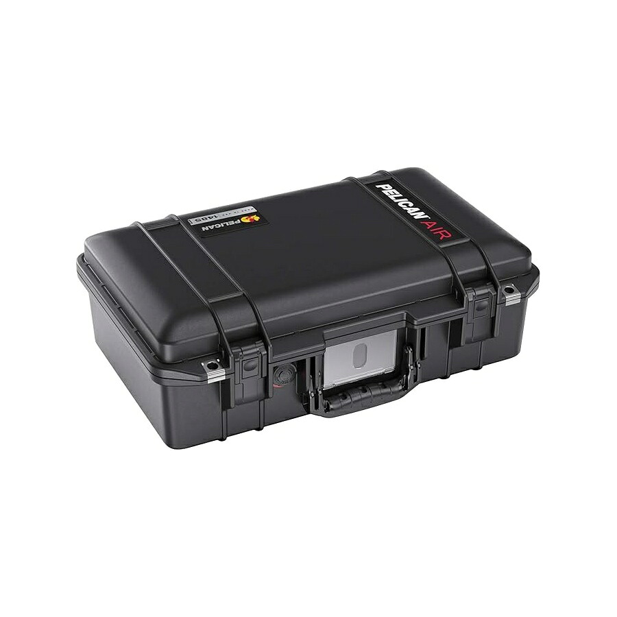 伽藍鳥 エア湖 1485 容れもの Trekpack ディバイダー付き添い人 黒いこと Pelican Air 1485 Case With Trekpack Dividers Black