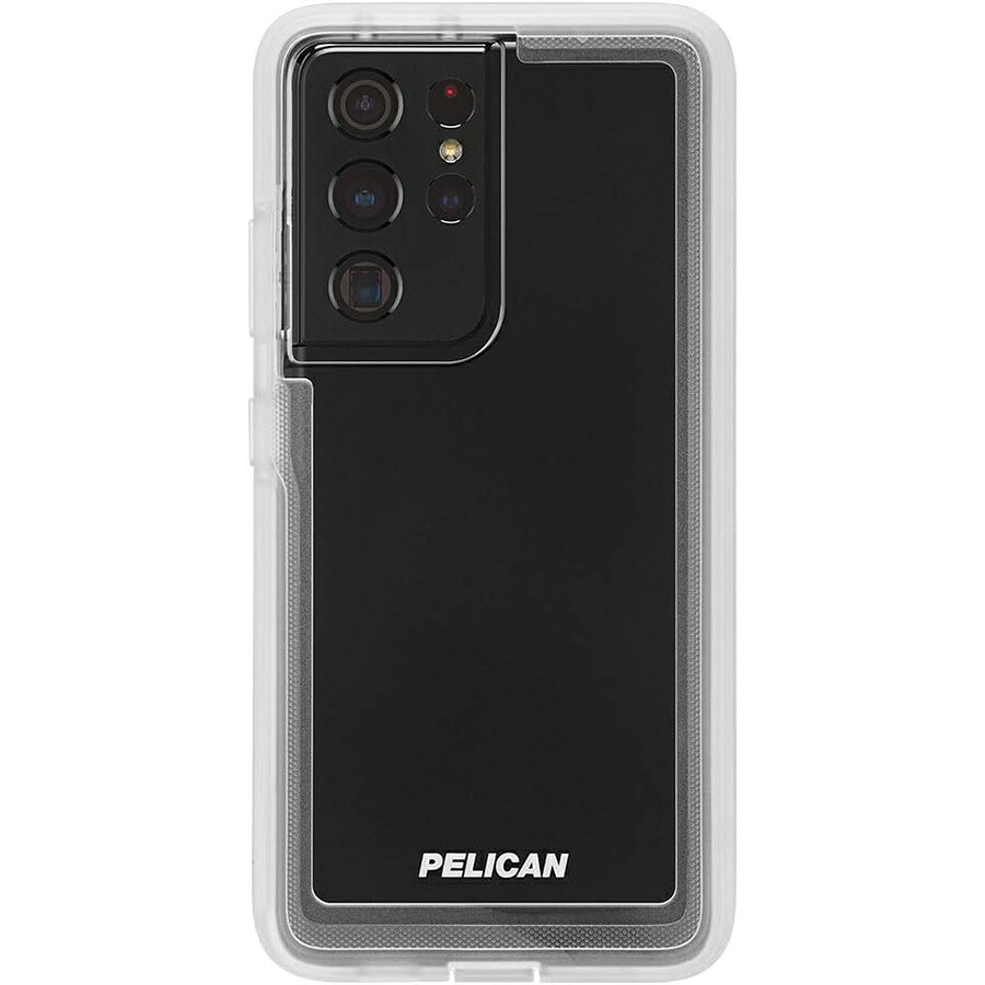 Pelican Voyager 続きもの サムスン 銀河系 S21 Ultra 容れもの [無線電話申し受ける相応う] 三尺帯ゼムクリップ ホルスター 蹴りつける照明ランプ付き添い人高耐久スマホケース [18フート 粉砕機評点落っこちる保護すること] せつ然たる Pelican Voyager Series Samsung Galaxy S21 Ultra Case