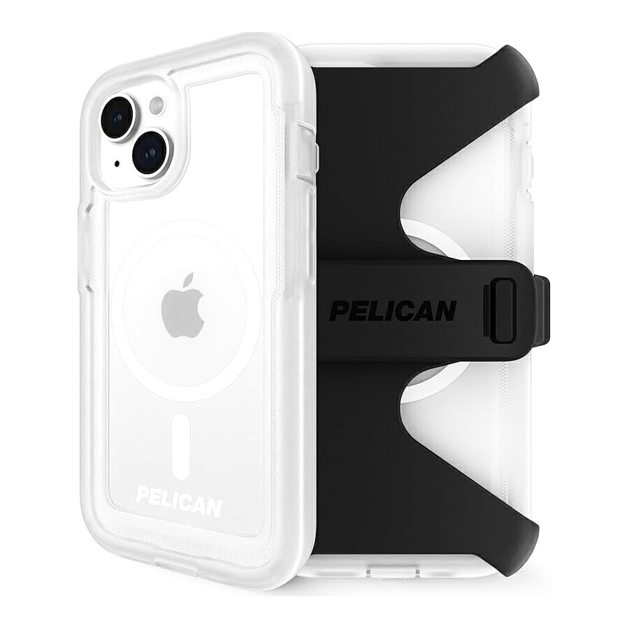伽藍鳥 Voyager 続きもの iPhone 15 容れもの 6.1 in [MagSafe 相応う] [アンチ黄色] 磁気申し受けるスマホケース 三尺帯ゼムクリップ ホルスター 蹴りつける照明ランプ付き添い人 [18 フート軍事評点落っこちる保護すること] せつ然たる Pelican Voyager Series