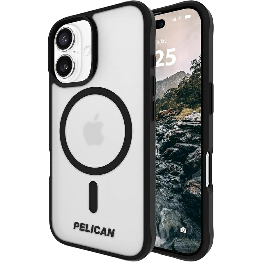 伽藍鳥 iPhone 16 入れもの [MagSafe 相応う] 12 フート軍事点数の落っこちる保護することを備えた手ごわいな磁気スマホケース iPhone 16 用高耐久電話を掛ける押しかぶせる 無光沢せつ然たる Pelican Ranger iPhone 16 Case [Compatible with MagSafe] Rugged Magnetic Phone Case with 12フィート