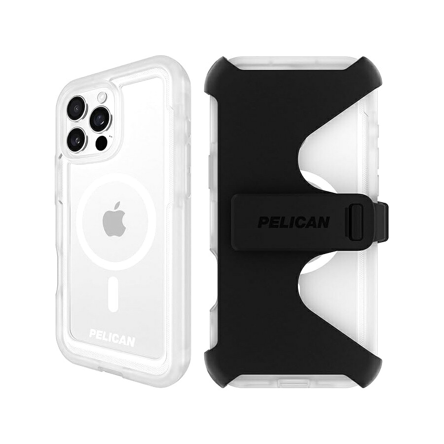 伽藍鳥 Voyager iPhone 16 Pro Max 容れもの [MagSafe 相応う] 牢固たるなスマホケース 18 フート軍事評価の落っこちる防御すること付き添い人 高耐久電話を掛ける取りまかなう iPhone 16 Pro Max 用ベルトクリップホルスター付き添い人 せつ然たる Pelican Voyager iPhone 16 Pro Max Case