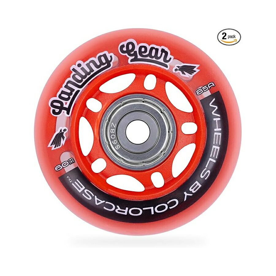 伽藍鳥 大気圏 容れもの 取り替えっこ用車輪 赤いこと ランディングギア by ColorCase Pelican AIR Case Replacement Wheels Red, Landing Gear by ColorCase