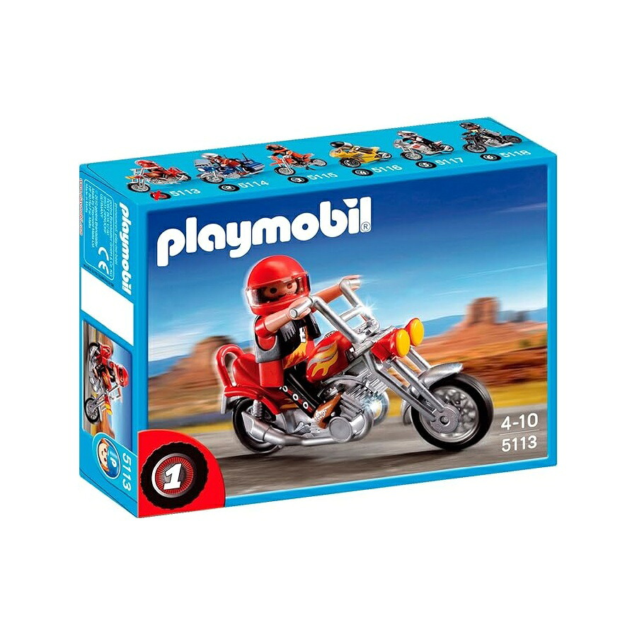 プレイモービル クリーヴァ 自動二輪車 Playmobil Chopper Bike