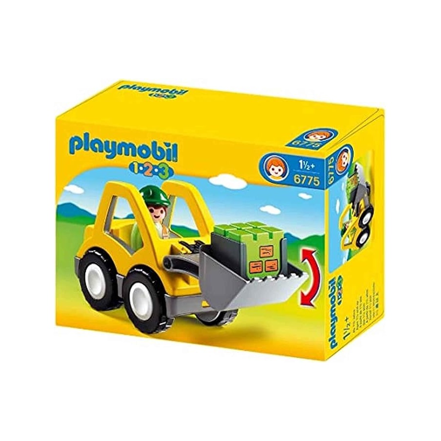 プレイモービル 1.2.3 発掘作業機 Playmobil 1.2.3 Excavator