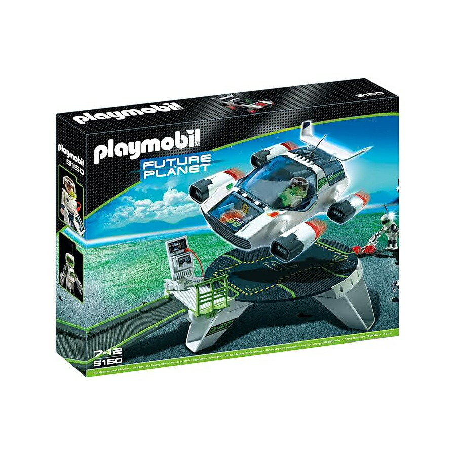 プレイモービル E-レンジャー ターボファン 組みたてる仕掛ける 罷めさせる台付き添い人 Playmobil E-Rangers Turbojet Construction Set with Launch Pad