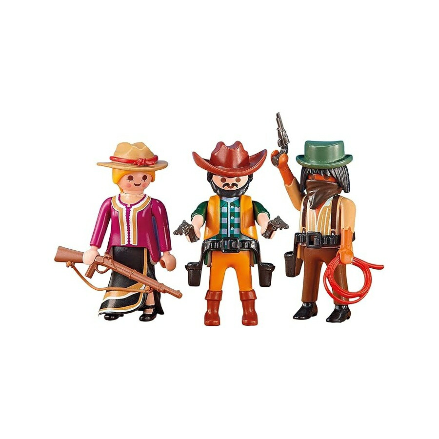 PLAYMOBIL アドオン 続きもの 2 牛飼いとカウお嬢さん PLAYMOBIL Add-On Series 2 Cowboys and Cowgirl