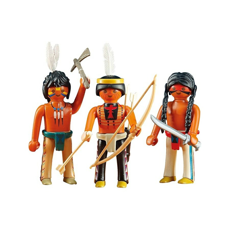 Playmobil Add-On Series 3 Native American Warriors Playmobil Add-On Series 3 Native American Warriors