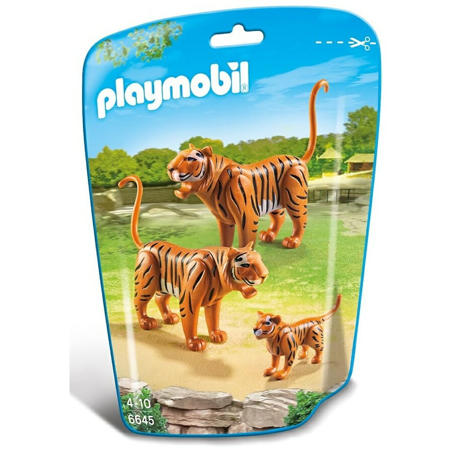 プレイモービル 虎 身寄り精神的な統合一揃いの道具 Playmobil Tiger Family Building Kit
